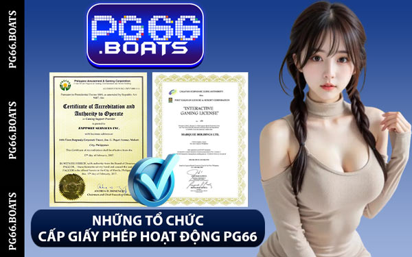 Những Tổ Chức Cấp Giấy Phép Hoạt Động PG66